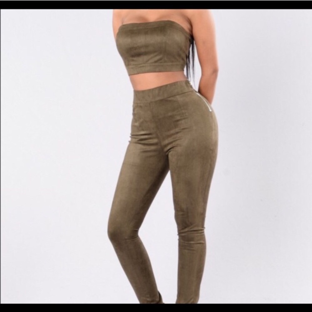 Olive fashion nova set